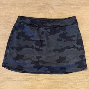 3 DSG Black Camo Mini Skirt